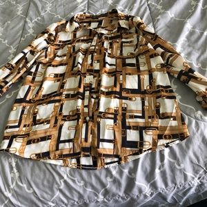 Loose fit button down